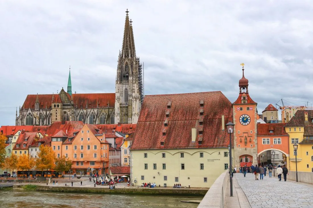 Altstadtgasse nahe der Donau