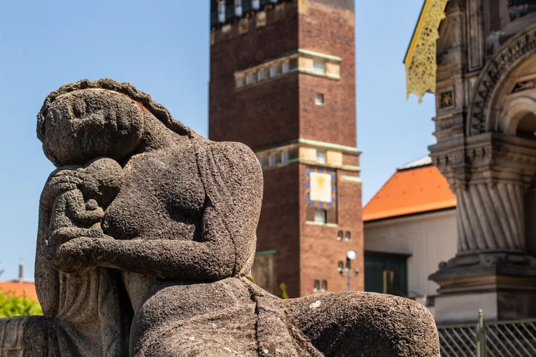 Hochzeitsturm auf der Mathildenhöhe in Darmstadt